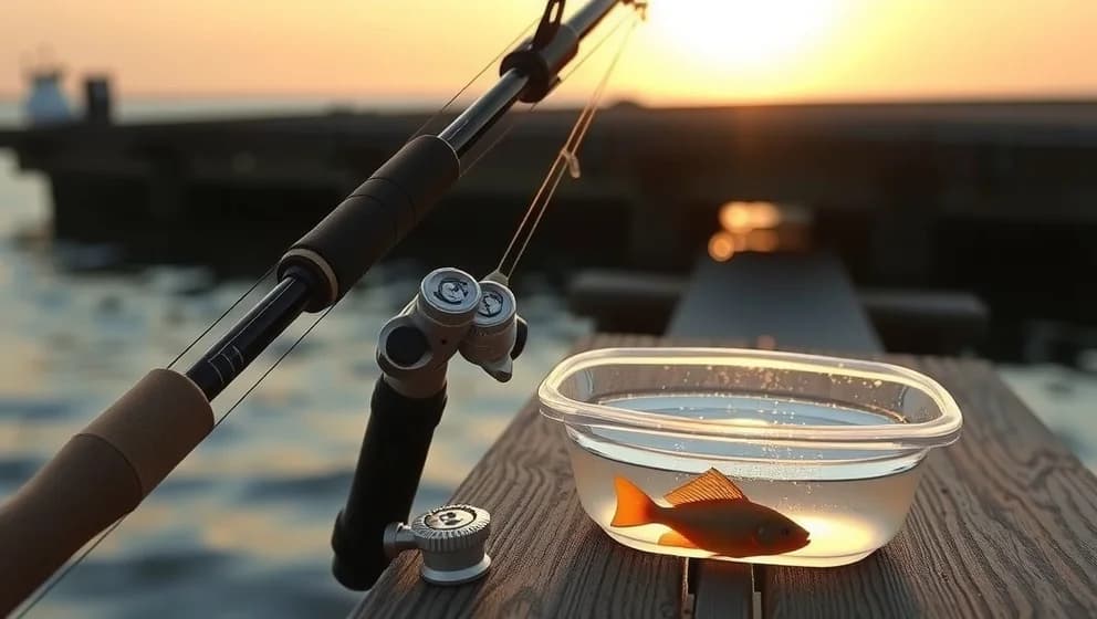 Fiska med levande bete funkar bäst så här